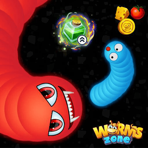 Play Worms Zone online on now.gg