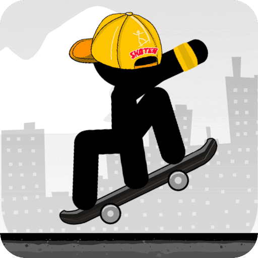 Play Stickman Skate : 360 Epic City online on now.gg