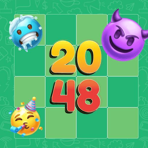 Play 2048 Emoji online on now.gg