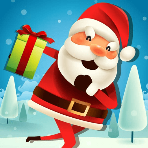 Play Happy Santa Run online on now.gg