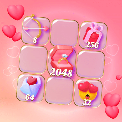 Play 2048 Valentines online on now.gg