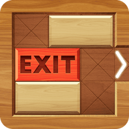 Play EXIT : unblock red wood block online on now.gg